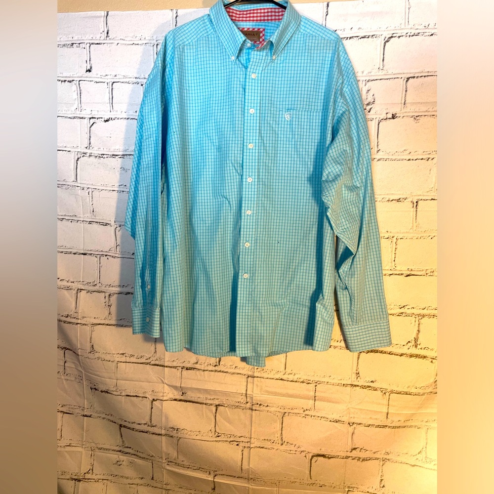 Ariat Sky Blue Button Down
